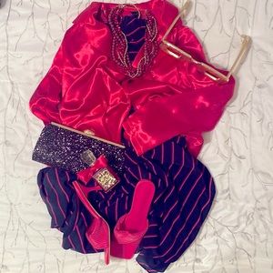 Size 10 Striped Sleeveless Dress